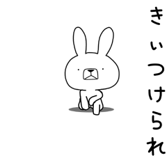 Dialect rabbit move[toyama]