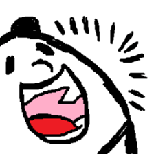 (Wordless)A Panda is so expressive sticker #11994762