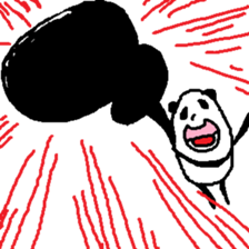 (Wordless)A Panda is so expressive sticker #11994773