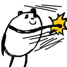 (Wordless)A Panda is so expressive sticker #11994780