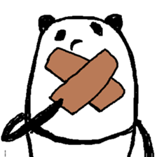 (Wordless)A Panda is so expressive sticker #11994793