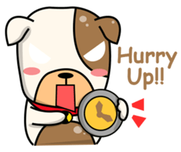 Hideo the Bulldog sticker #11995110