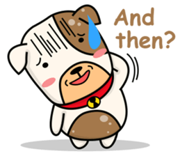 Hideo the Bulldog sticker #11995113