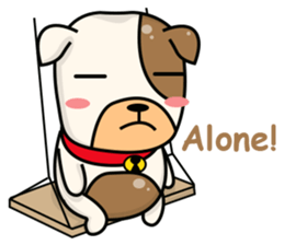 Hideo the Bulldog sticker #11995115