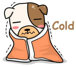 Hideo the Bulldog sticker #11995116