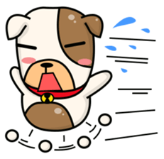 Hideo the Bulldog sticker #11995122