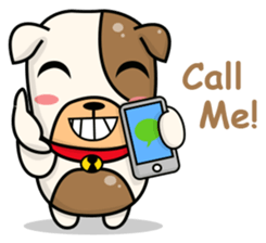 Hideo the Bulldog sticker #11995125