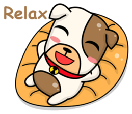 Hideo the Bulldog sticker #11995127