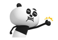 Papan Ga Panda Animation Sticker ver.1 sticker #11995365
