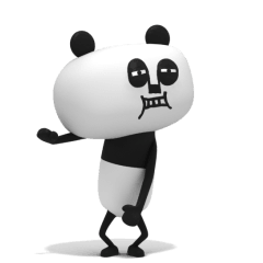 Papan Ga Panda Animation Sticker ver.1