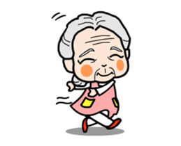 Grandma and grandpa [ animation ] sticker #11995744