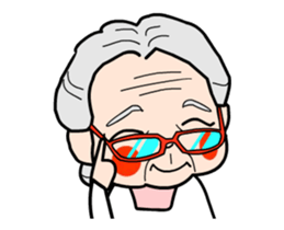 Grandma and grandpa [ animation ] sticker #11995759