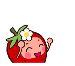 Move! The feeling of a strawberry sticker #11996127