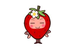 Move! The feeling of a strawberry sticker #11996130