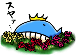 THE KING WHALE sticker #11996172