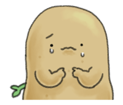 Animation chubby potato sticker #11996204