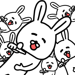 The animation sticker of Zenchin