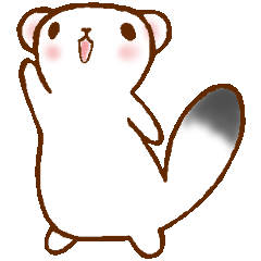 Ermine named Ten-chan