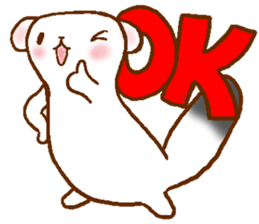 Ermine named Ten-chan sticker #11996658
