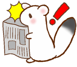 Ermine named Ten-chan sticker #11996690