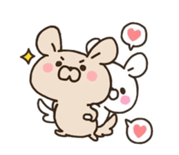 Chinchilla LOVE sticker #11996749