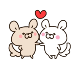Chinchilla LOVE sticker #11996759