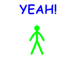 matchstick men actions sticker #11997070