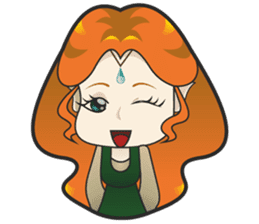 Erufa by trikono sticker #11997264