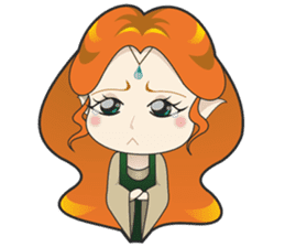 Erufa by trikono sticker #11997279