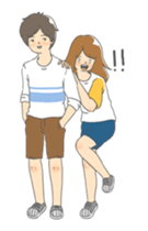 lazy girl. sticker #11997349