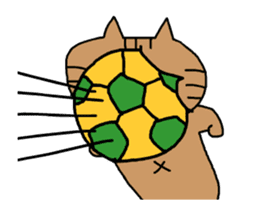Futsal Football Soccer Cat. sticker #11998134