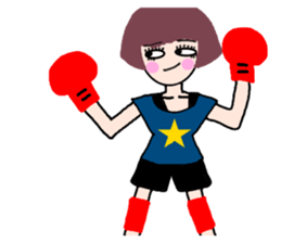 Pan 'sister (short-haired girl) sticker #11999465