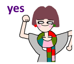 Pan 'sister (short-haired girl) sticker #11999470