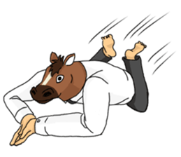 Headgear of horse sticker #11999492