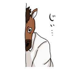 Headgear of horse sticker #11999493