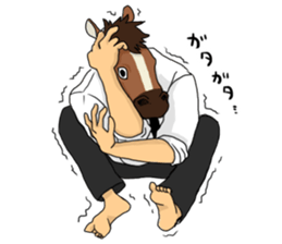 Headgear of horse sticker #11999504