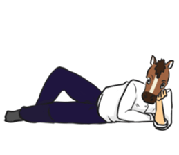 Headgear of horse sticker #11999517