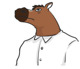 Headgear of horse sticker #11999520