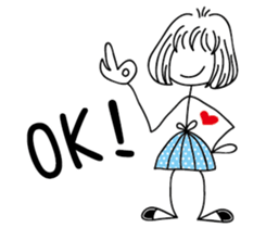 Slender girl sticker #11999696