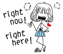 Slender girl sticker #11999699