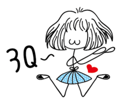 Slender girl sticker #11999708