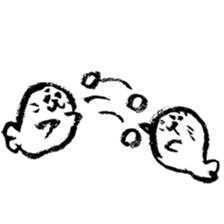 calligraphy pen seal winter. sticker #11999738