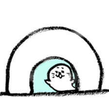 calligraphy pen seal winter. sticker #11999739