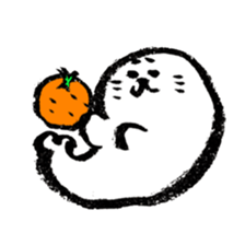 calligraphy pen seal winter. sticker #11999741