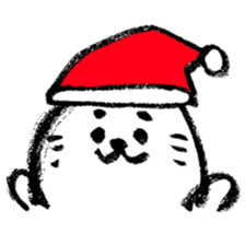 calligraphy pen seal winter. sticker #11999746