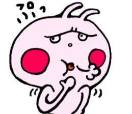 Very fascinating pink rabbit sticker #11999834