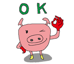 bu-ta-man sticker #12000232