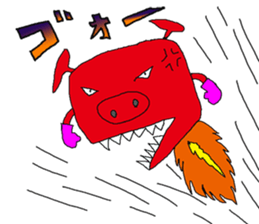 bu-ta-man sticker #12000234