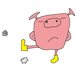 bu-ta-man sticker #12000235