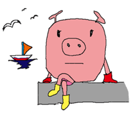 bu-ta-man sticker #12000239